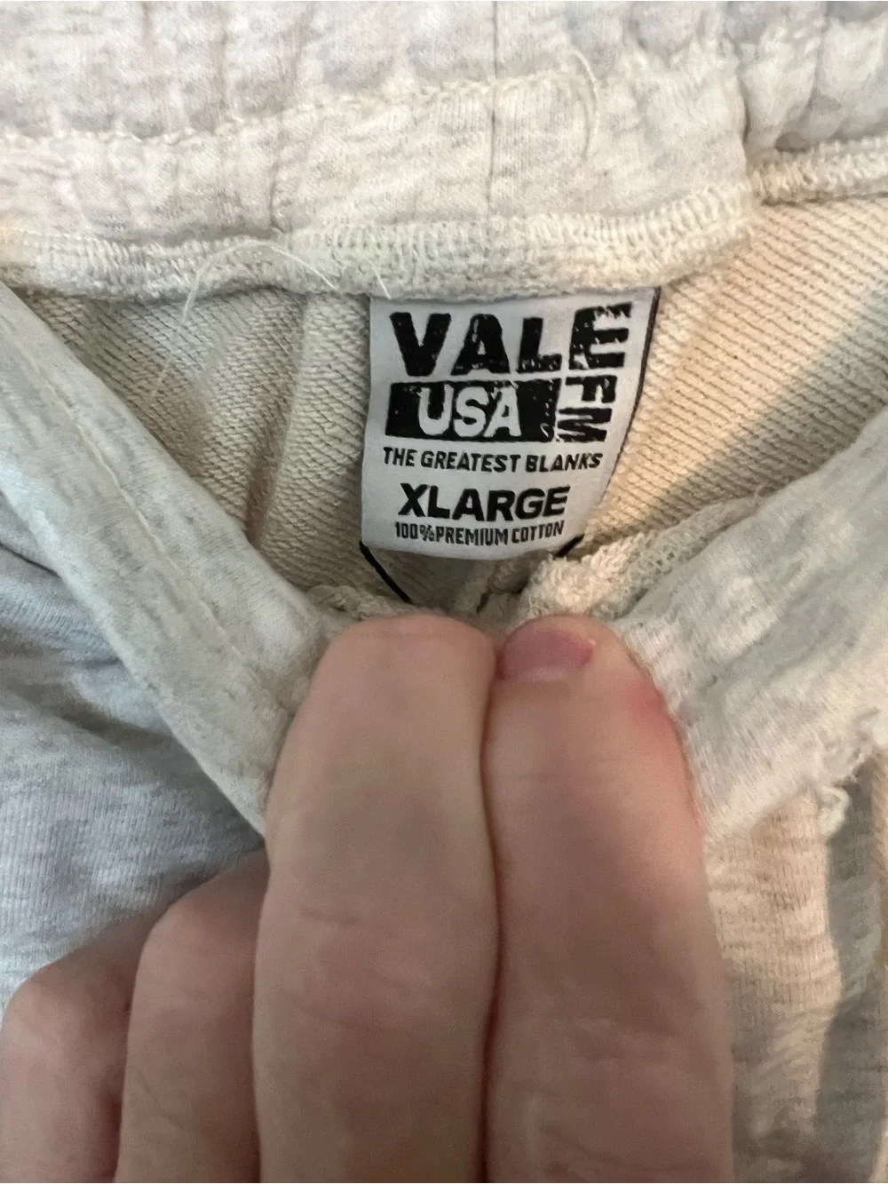 Valley dreams Gray Graphic Sweatpants with Side Stripes
